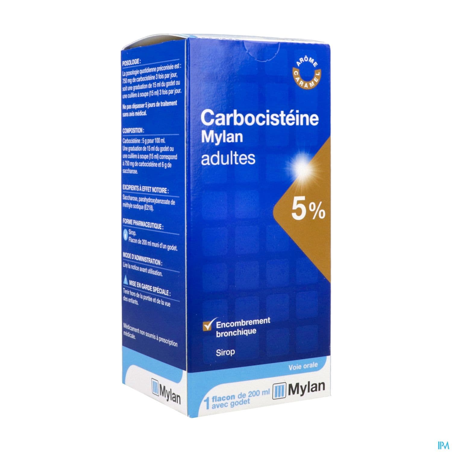 CARBOCISTEINE 5% AD MYL SP 200ML