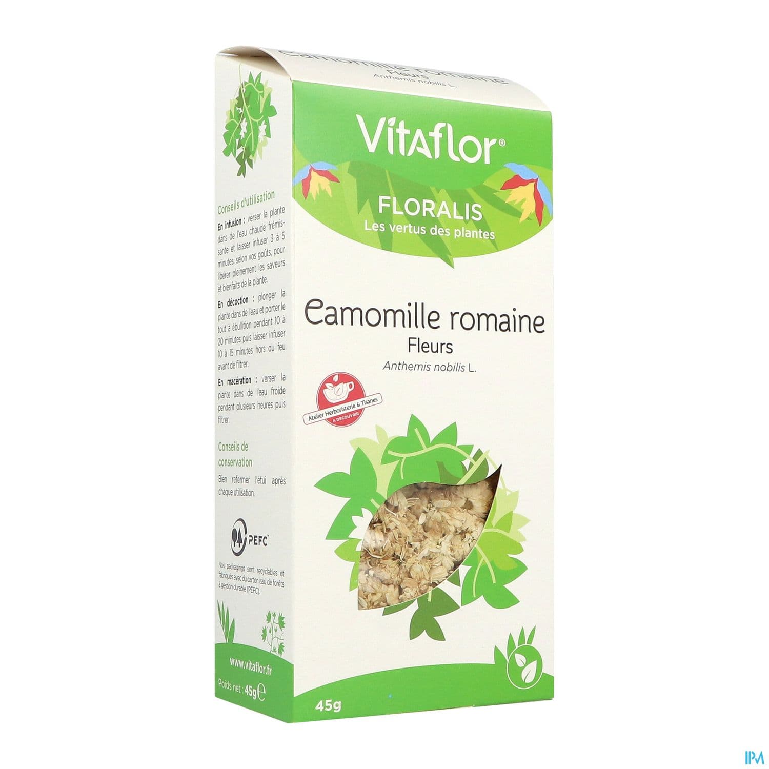 Vitaflor Camomille Romaine Fleur Vrac 45g