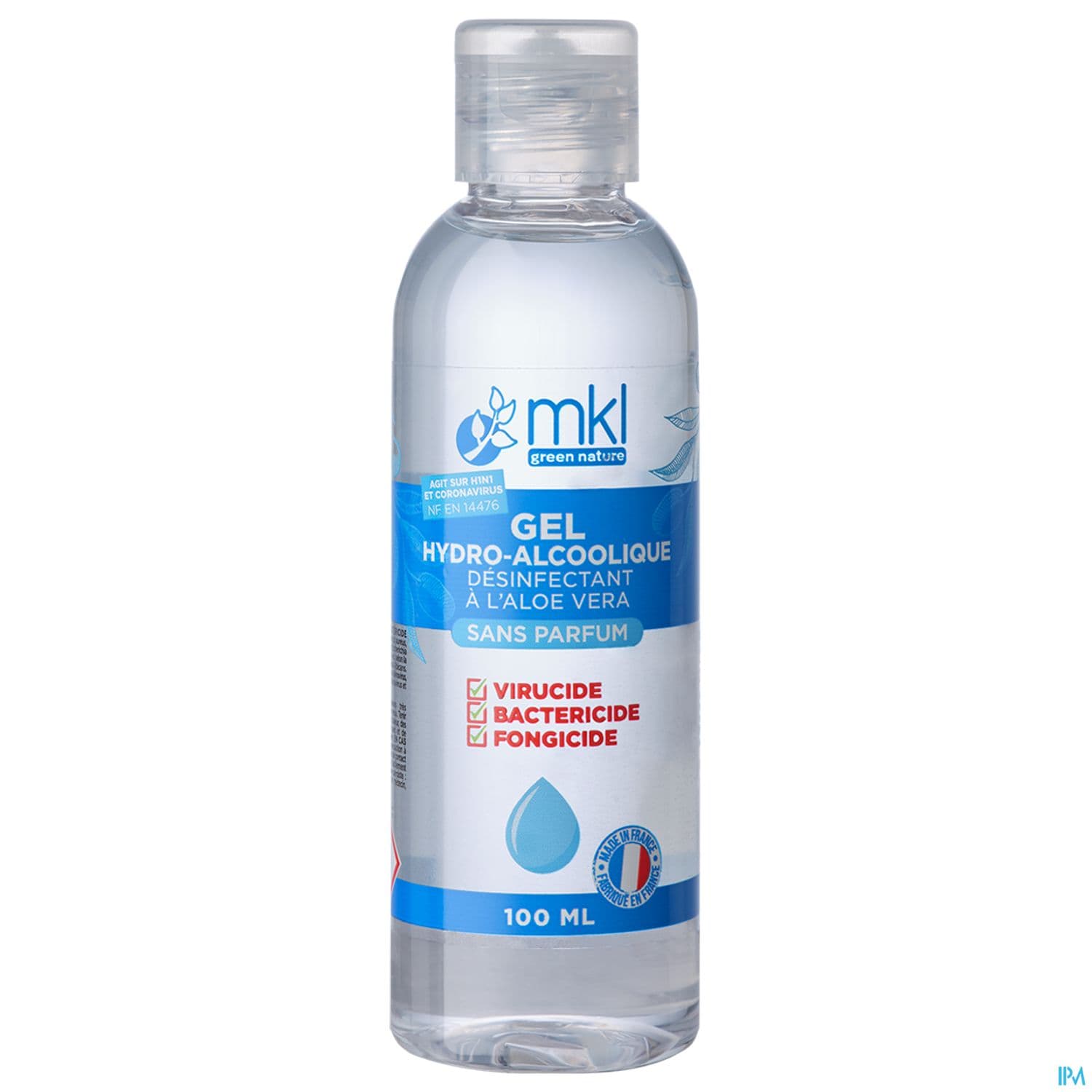 Mkl Green Nature Gel Hydroalcoolique Sans Parfum 100ml