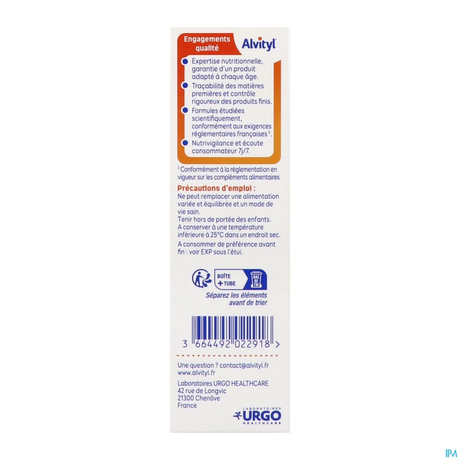 ALVITYL VITALITE CPR EFFER 30