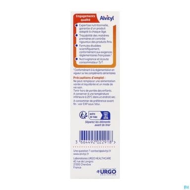 ALVITYL VITALITE CPR EFFER 30