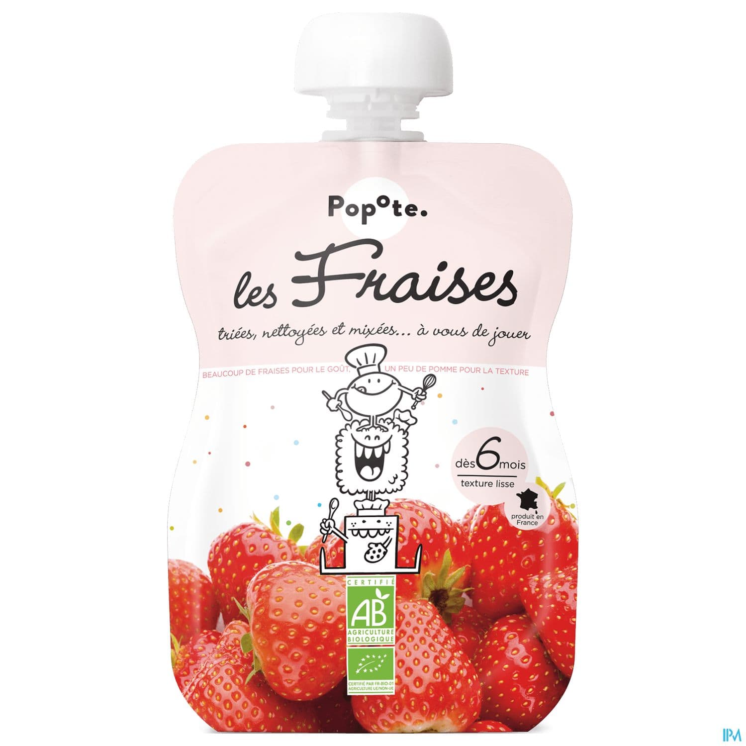 POPOTE COMPOTE FRAISE 120G