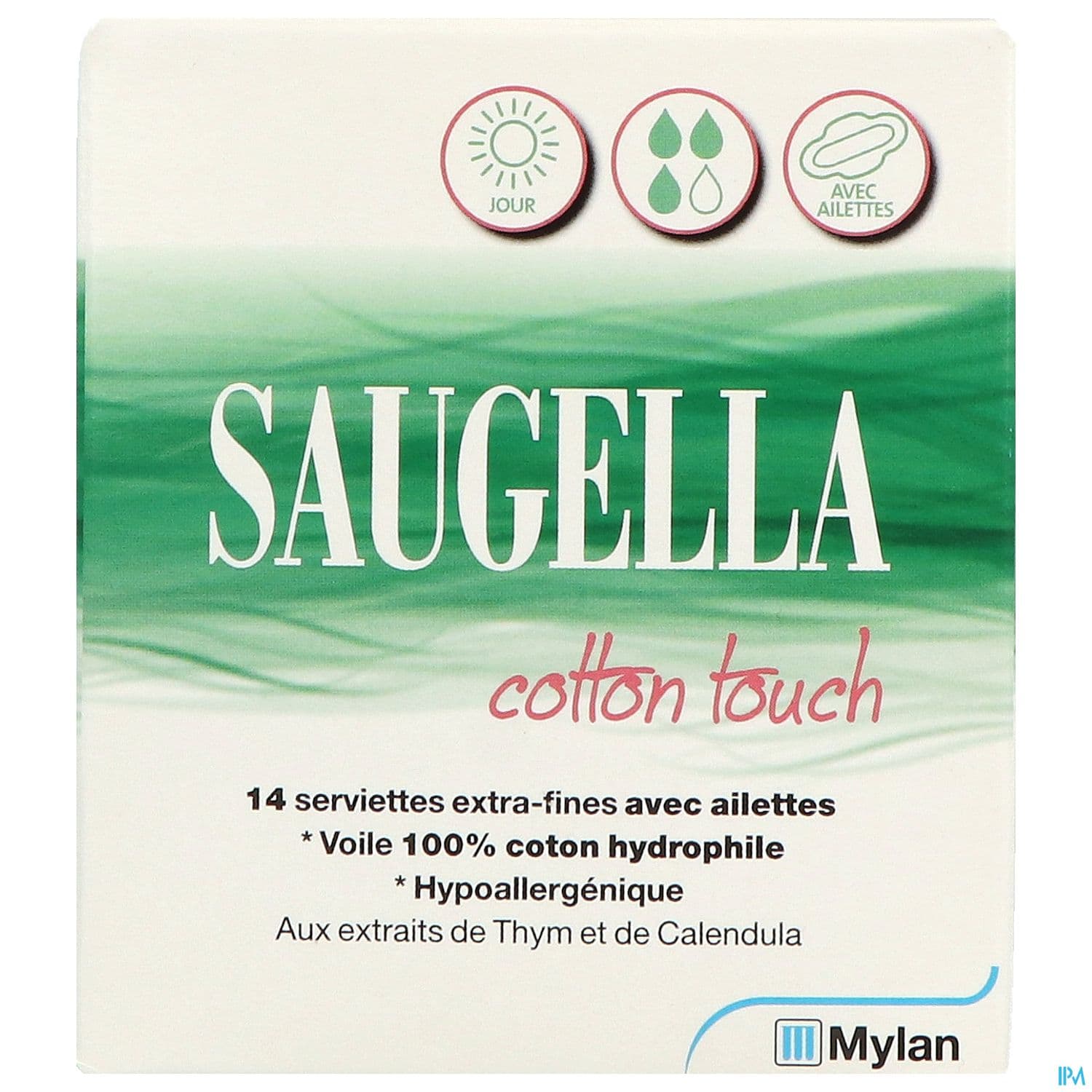 Saugella Cotton Touch Serviette Jour 14