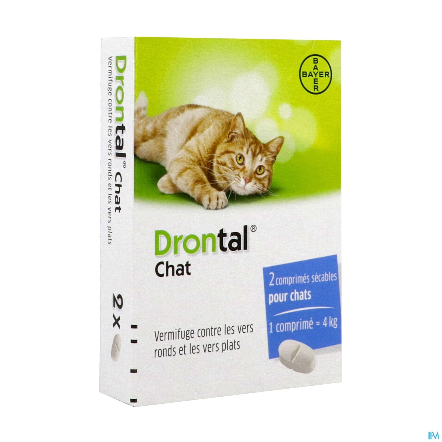 Drontal Chat Comprime Ellipsoide 2