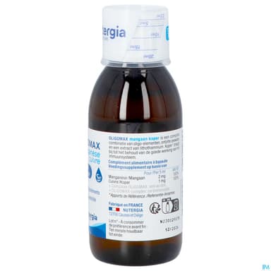 Nutergia Oligomax Manganese Cuivre Solution Buvable 150ml