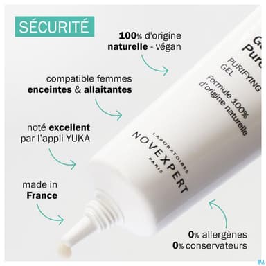 NOVEXPERT TRIO ZINC GEL PURETE30ML