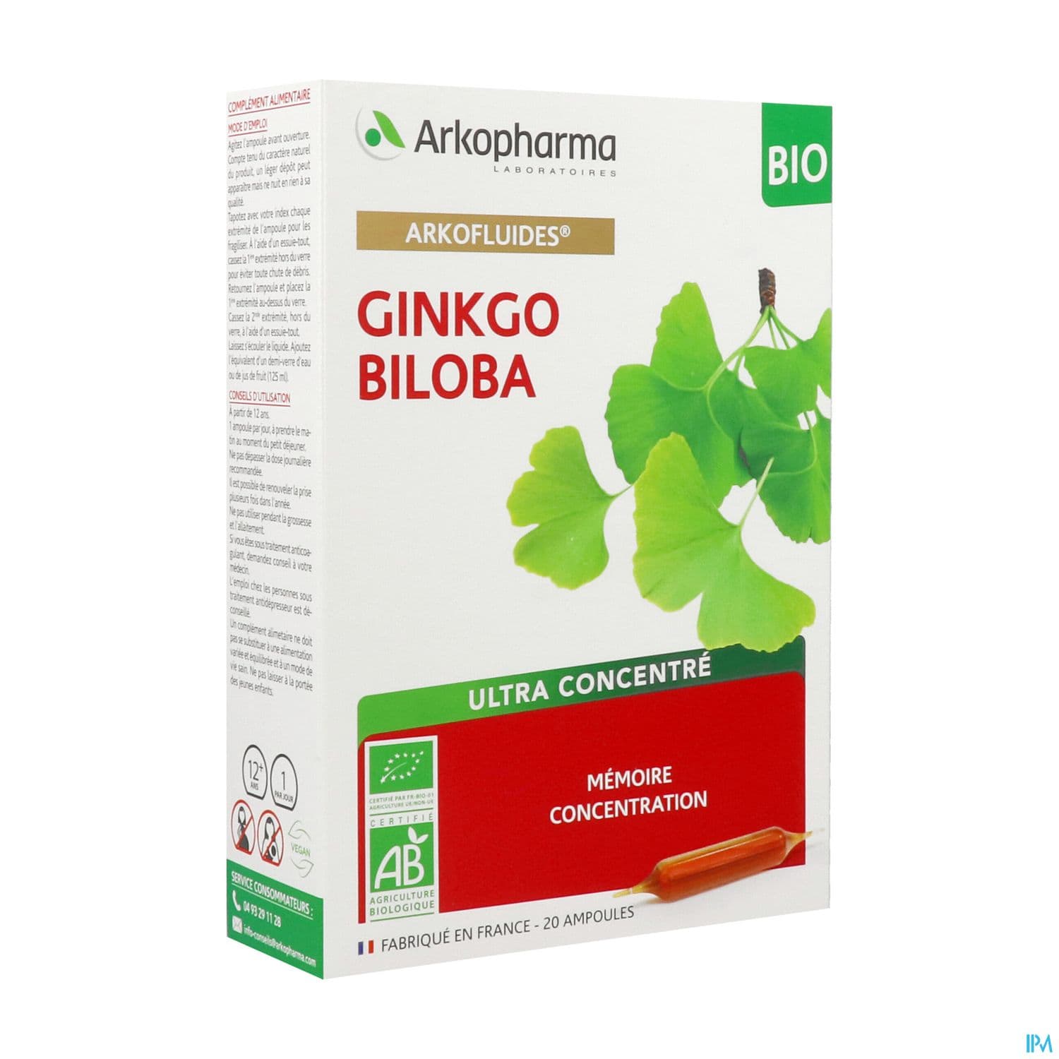 ARKOFLUIDE BIO ULTRAEXT S buv mém conc 20A