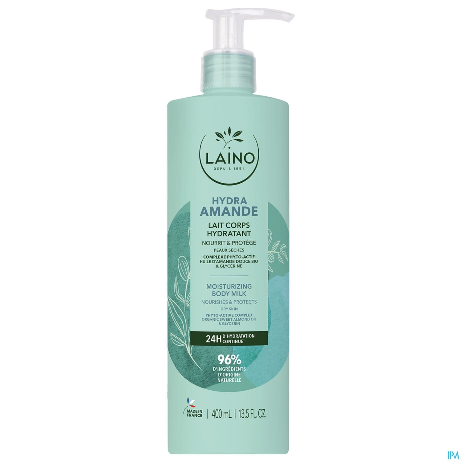 LAINO LAIT HYDRAT AMAND DCE 400ML