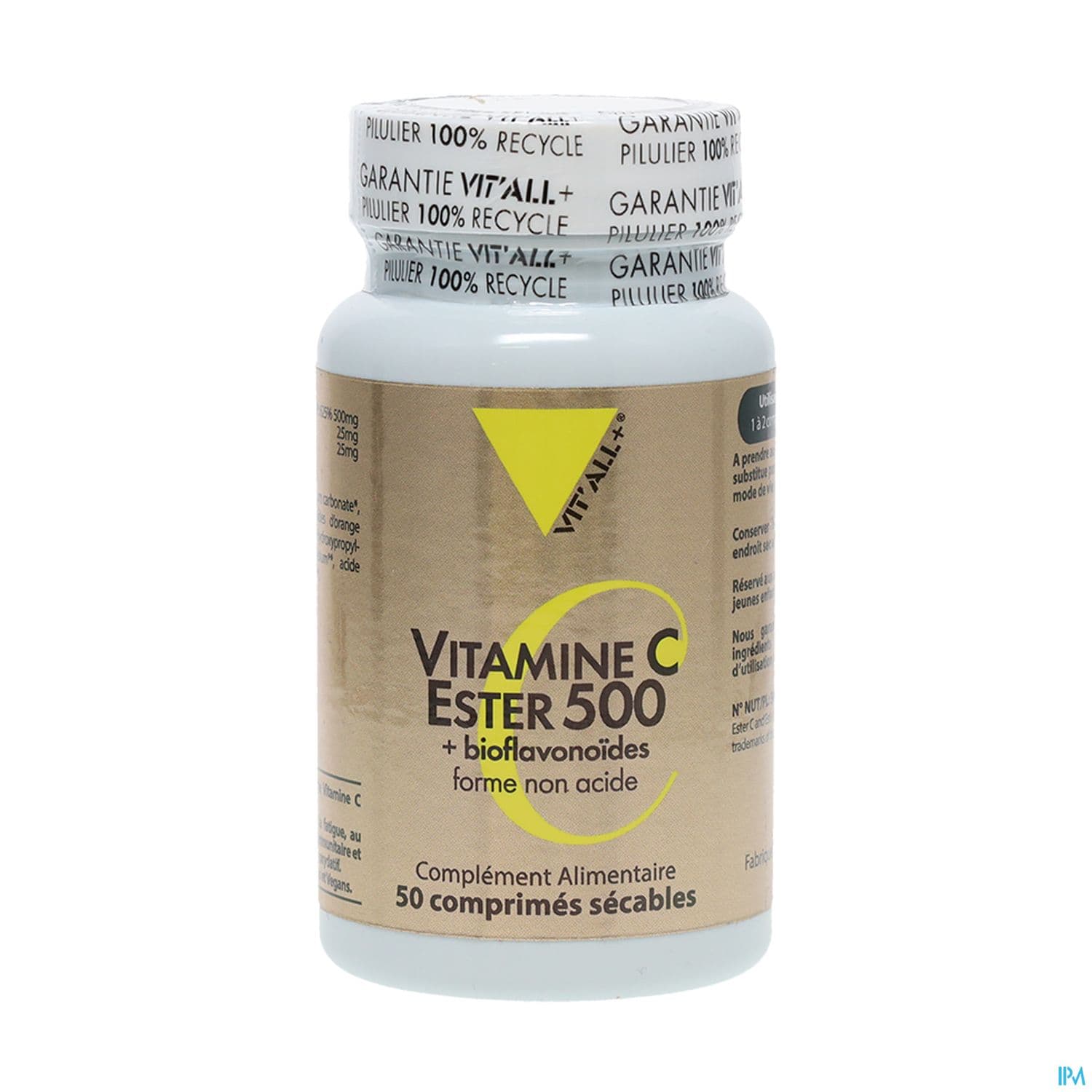 VIT ALL+ VITAMINE C ESTER500 CPR50 — Pharmacie du Grand Vitrolles