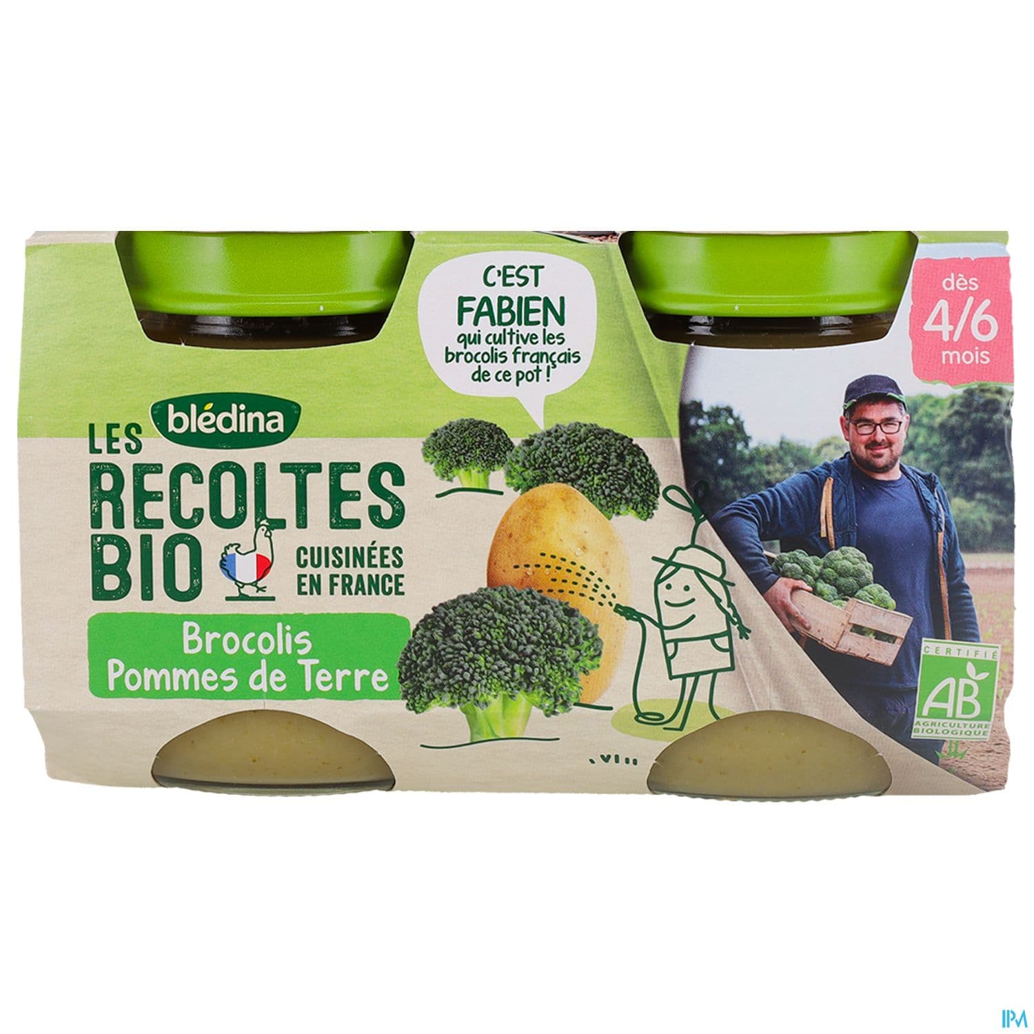 BLEDINA REC BIO BROCOLI/PDT 130GX2
