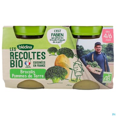 BLEDINA REC BIO BROCOLI/PDT 130GX2