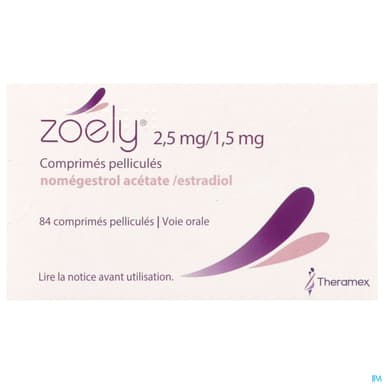 Zoely 2mg5/1mg5 Comprime 28 X3