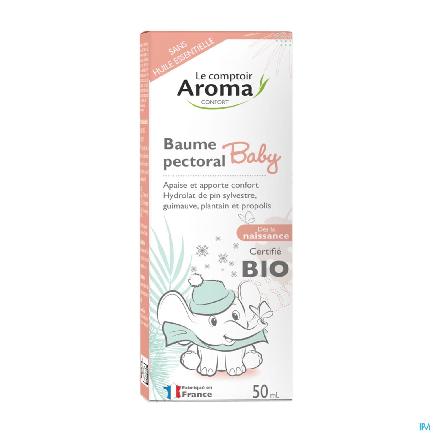 Le Comptoir Aroma Baume Pectoral Bebe Hydrolat Bio 50ml