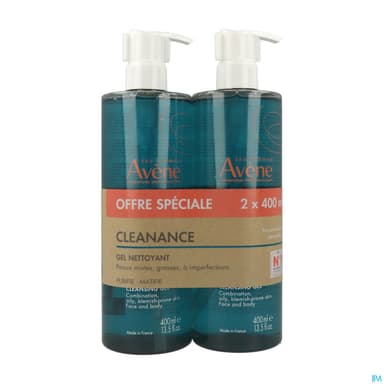 AVENE CLEANANCE GEL NETT 2X400ML