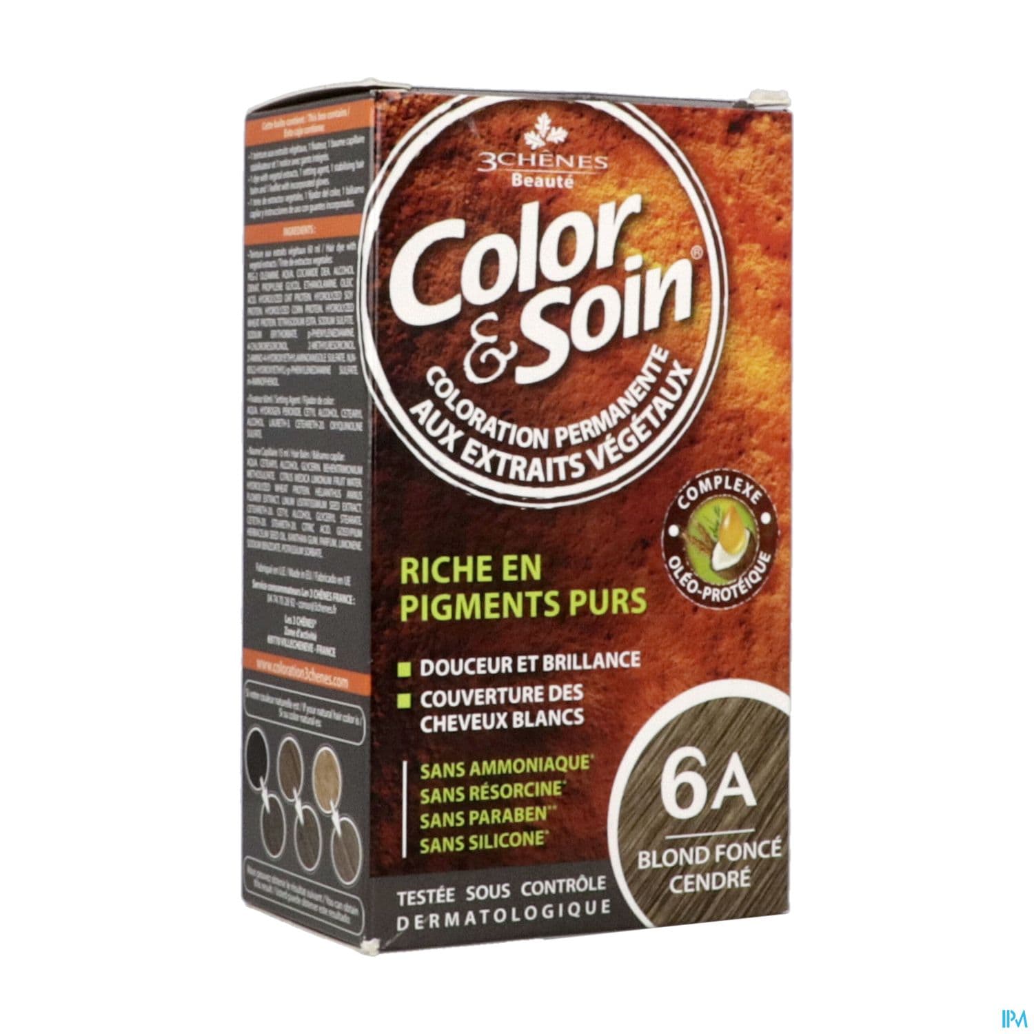 3 CHENES COLOR/SOIN BL FON CEND 6A