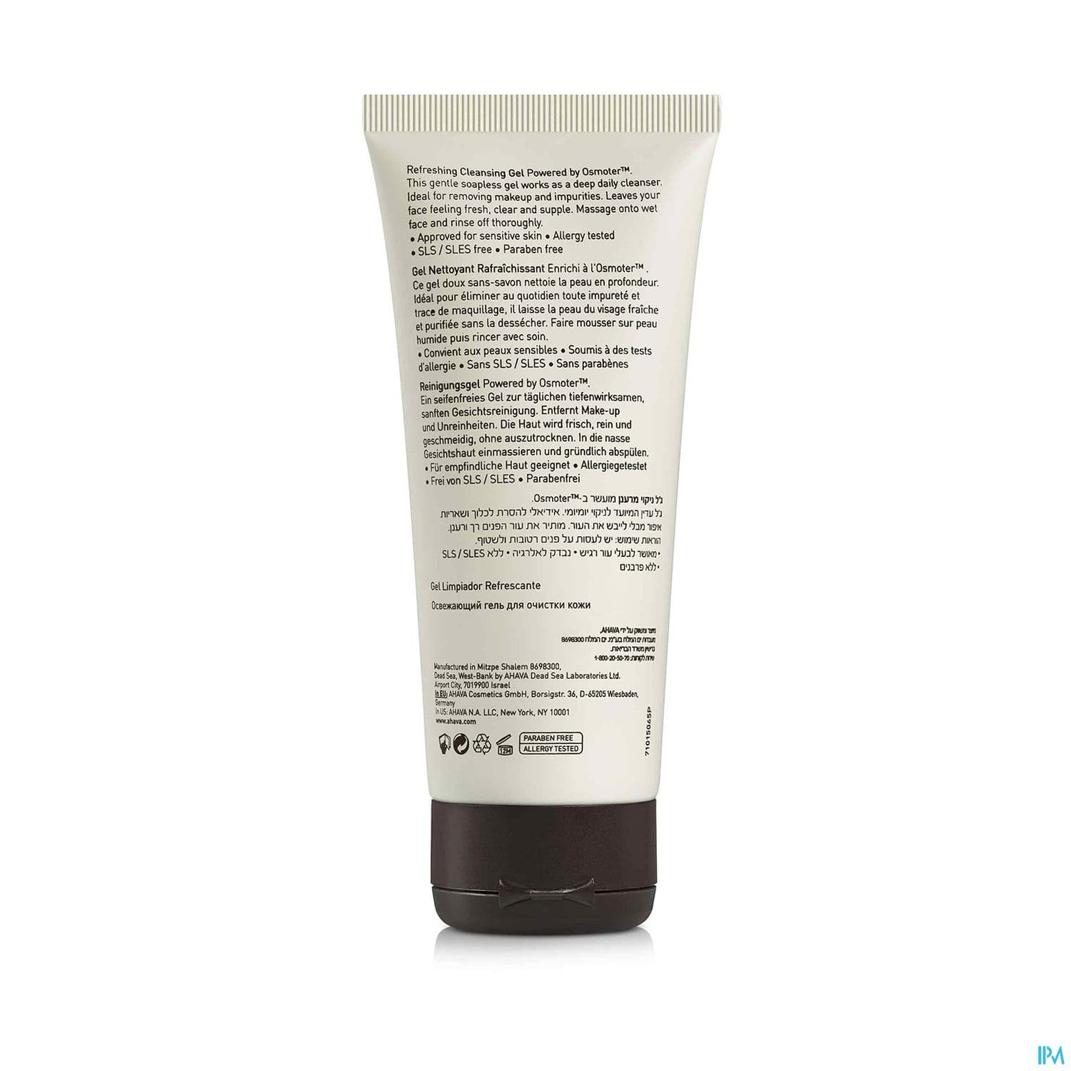 Ahava Gel Nettoyant Rafraichissant 100ml
