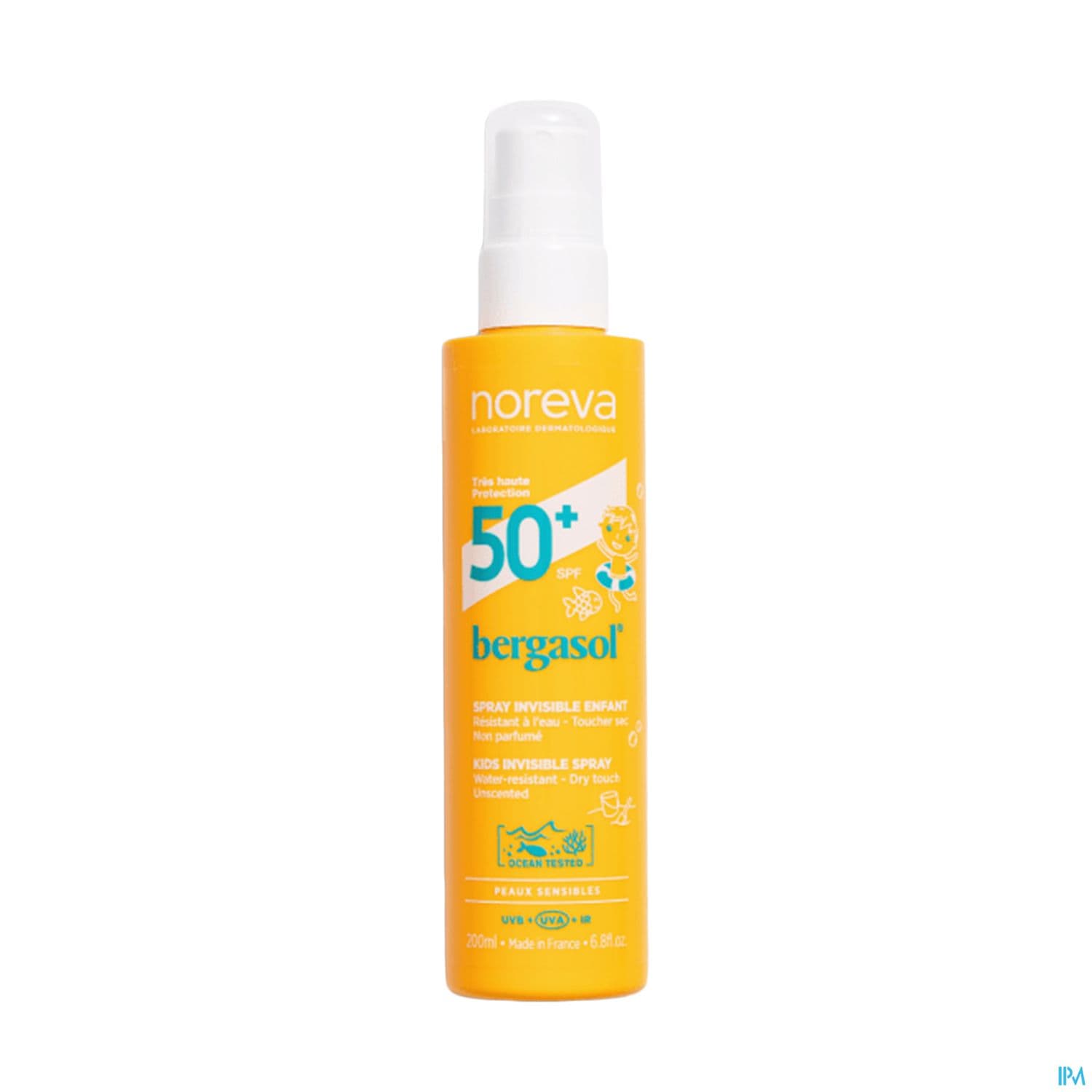 Noreva Bergasol Expert Spray Invisible Enfant Spf50+ 200ml