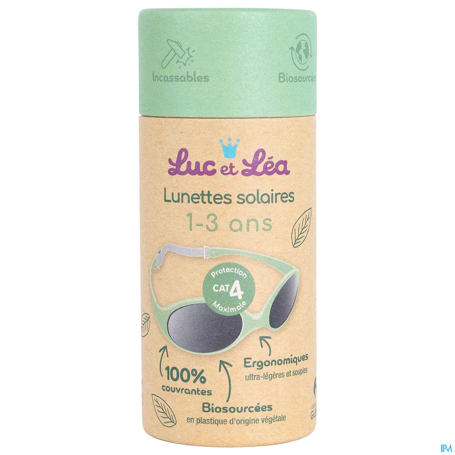 Luc Et Lea Lunette De Soleil Biosourcees 1/3a Vert