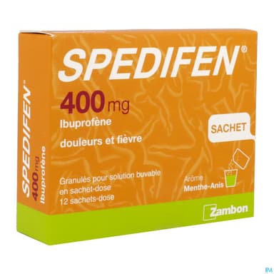 Spedifen 400mg Granules Pour Solution Buvable 3g Sachet 12