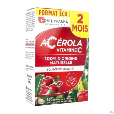 ACEROLA FORTE PHARMA CPR CROQ 60