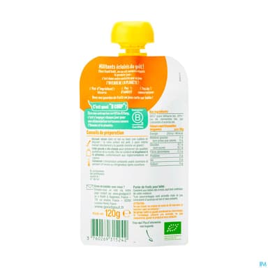GOODGOUT POIRE CLEMENTINE BIO 120G