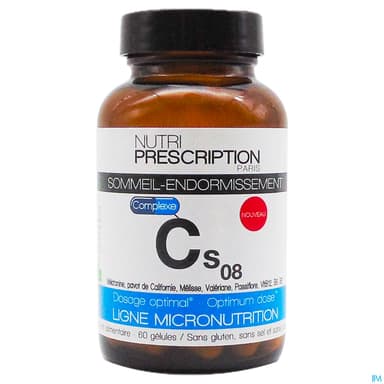 Nutriprescription Cs08 Sommeil Endormissement Gelule 60