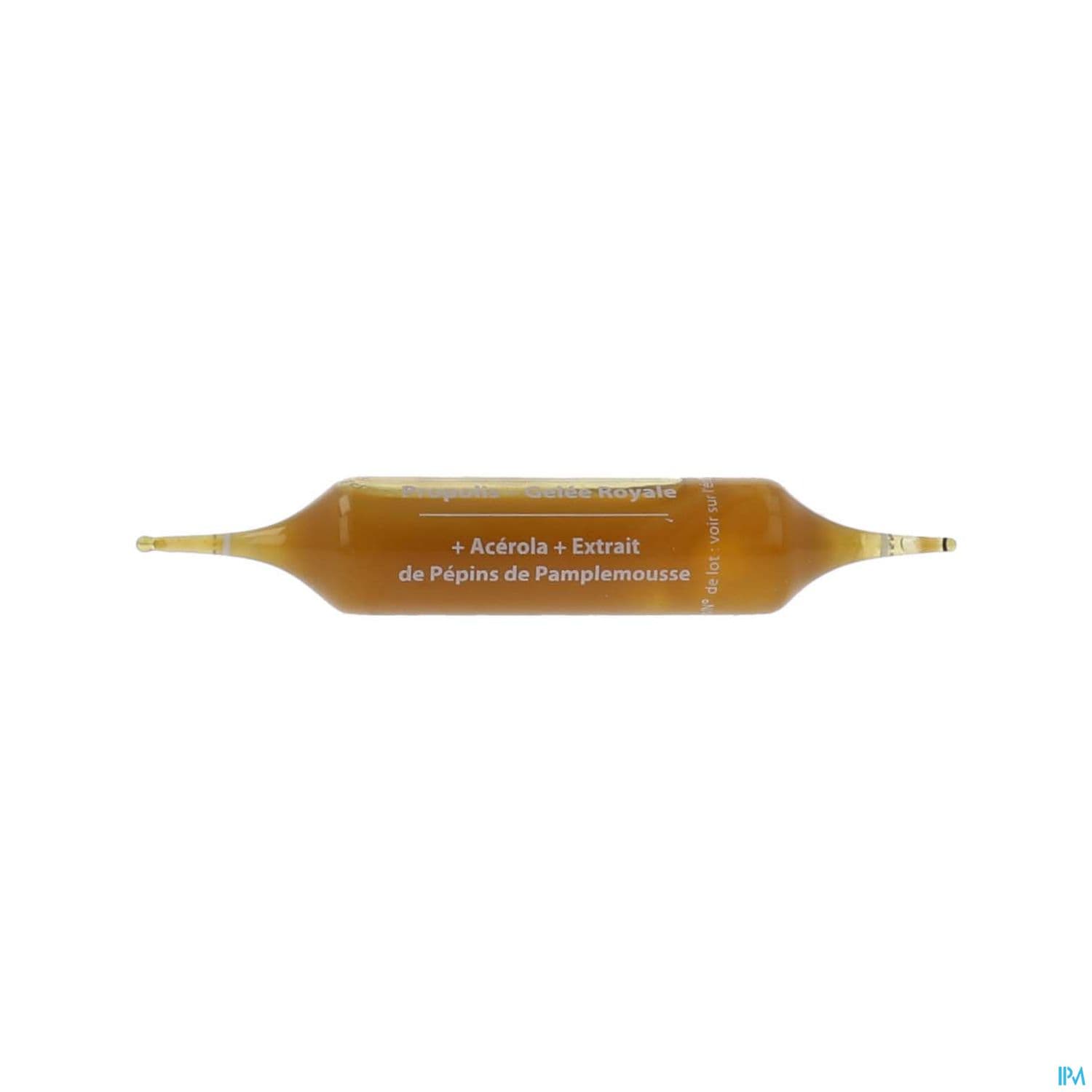 Herbesan Miel Gelee Royale Acerola Pollen Pamplemousse Propolis Ampoule Buvable 15ml 20