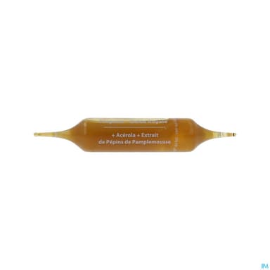 Herbesan Miel Gelee Royale Acerola Pollen Pamplemousse Propolis Ampoule Buvable 15ml 20