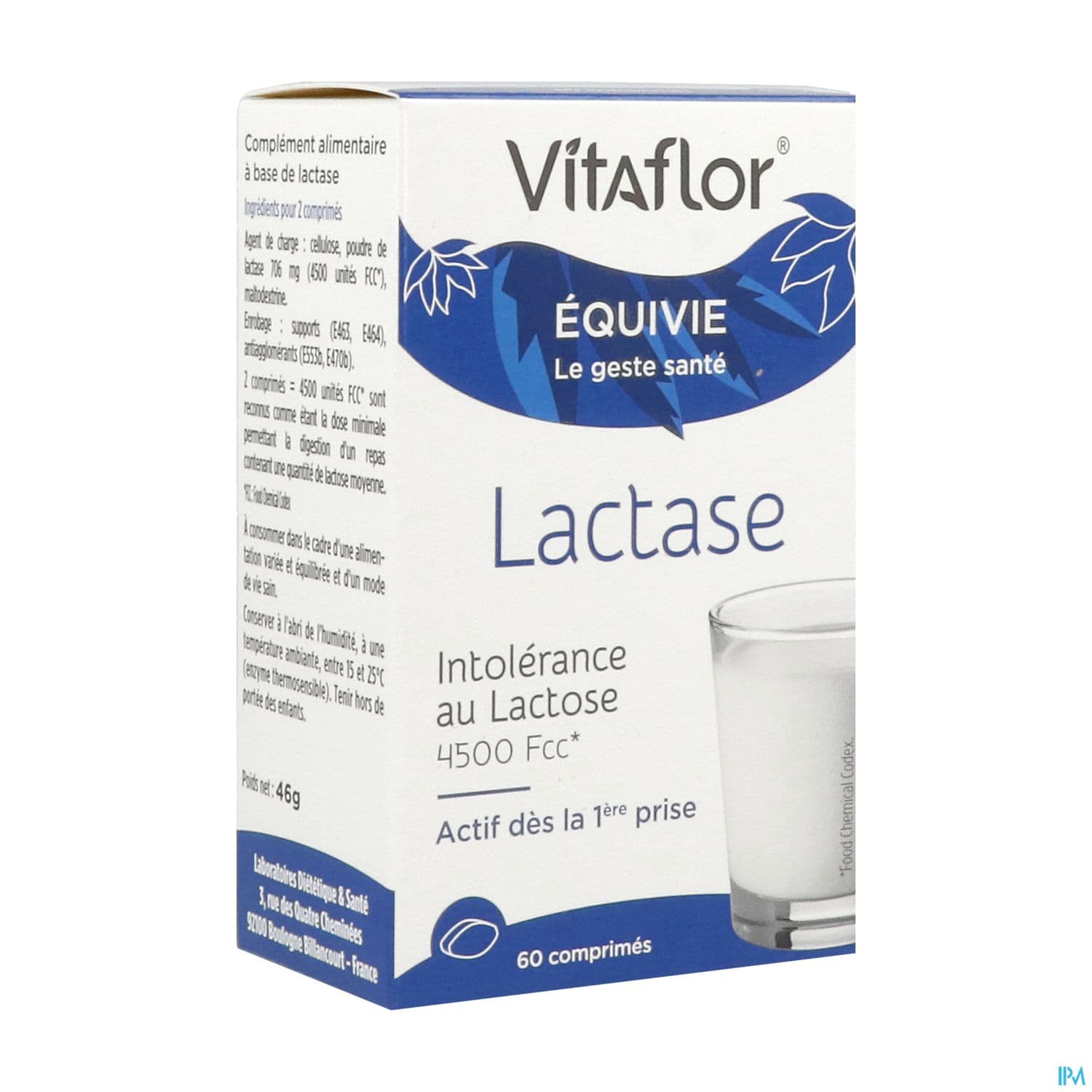 Bouillet Enzyme Lactase Intol Lactose Comprime 60