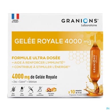 GRANIONS GELEE ROYALE 4000MG AMP10