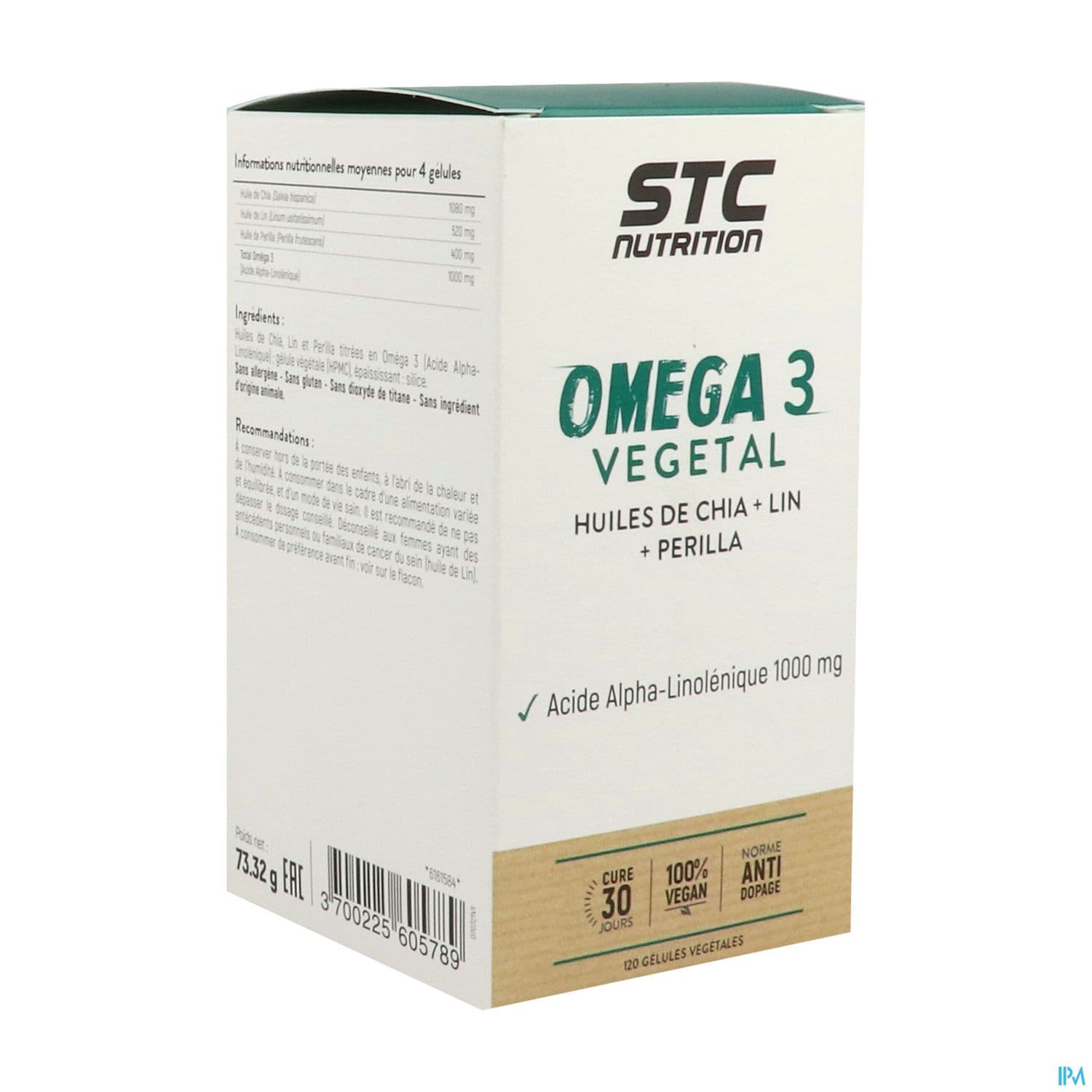 STC OMEGA 3 VEGETAL GELULE 120 — Pharmacie aux enfants