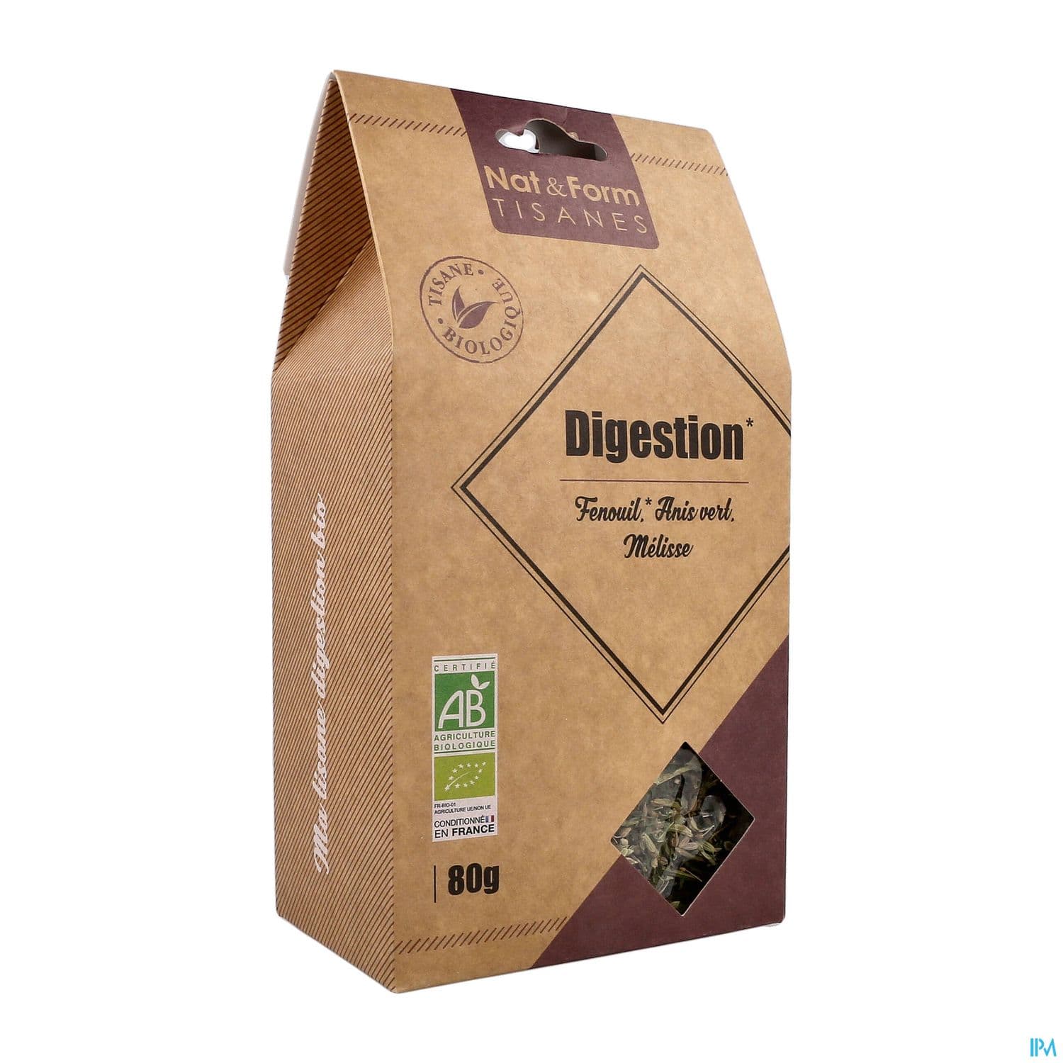 Nat Et Form Tisane Digestion Bio 80g