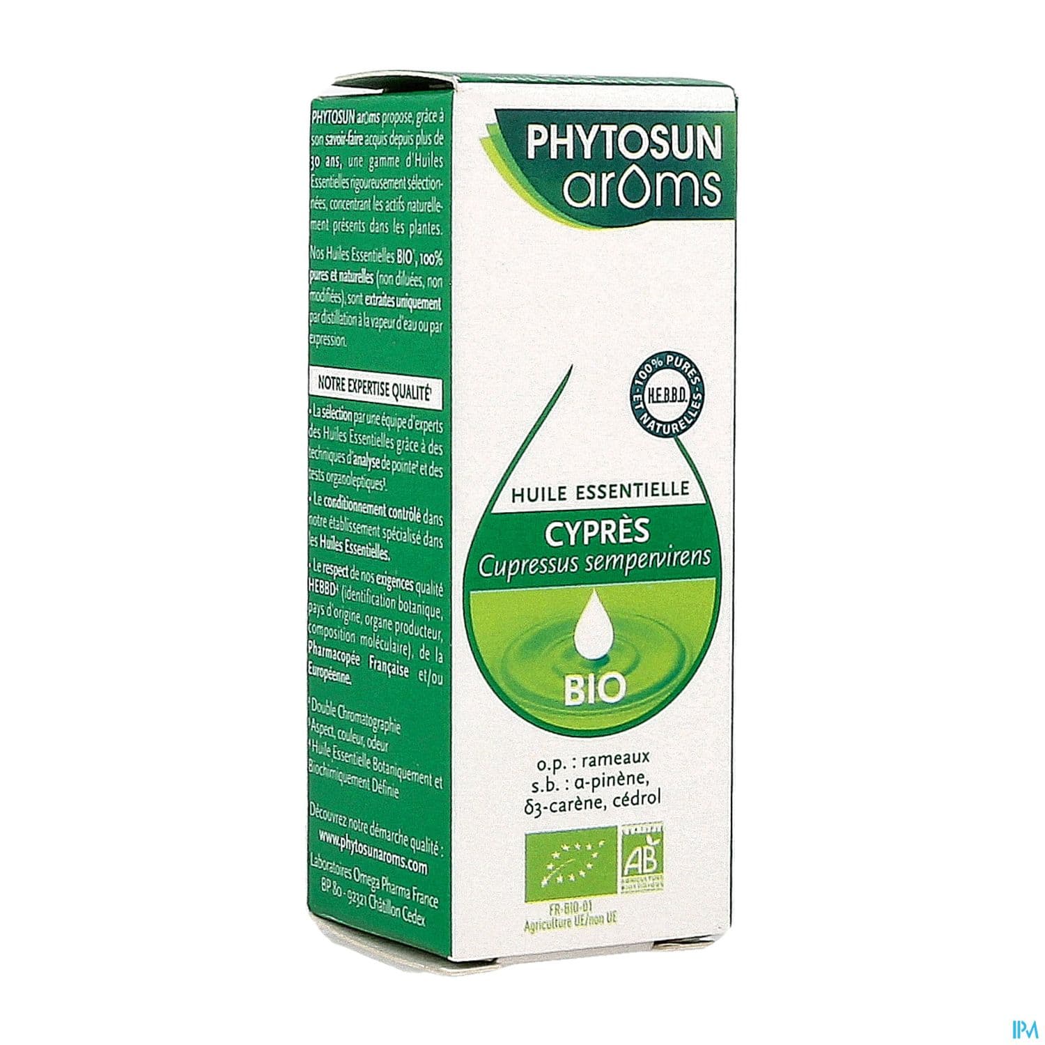 PHYTOSUNAROM CYPRES BIO HE 10 ML