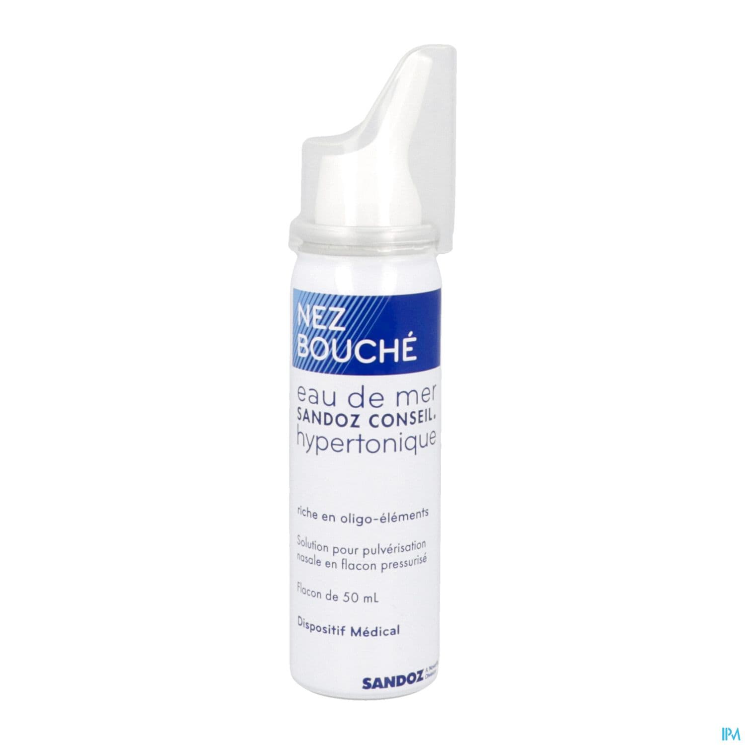 Eau Mer Hypertonique Sandoz Conseil Spray 50ml