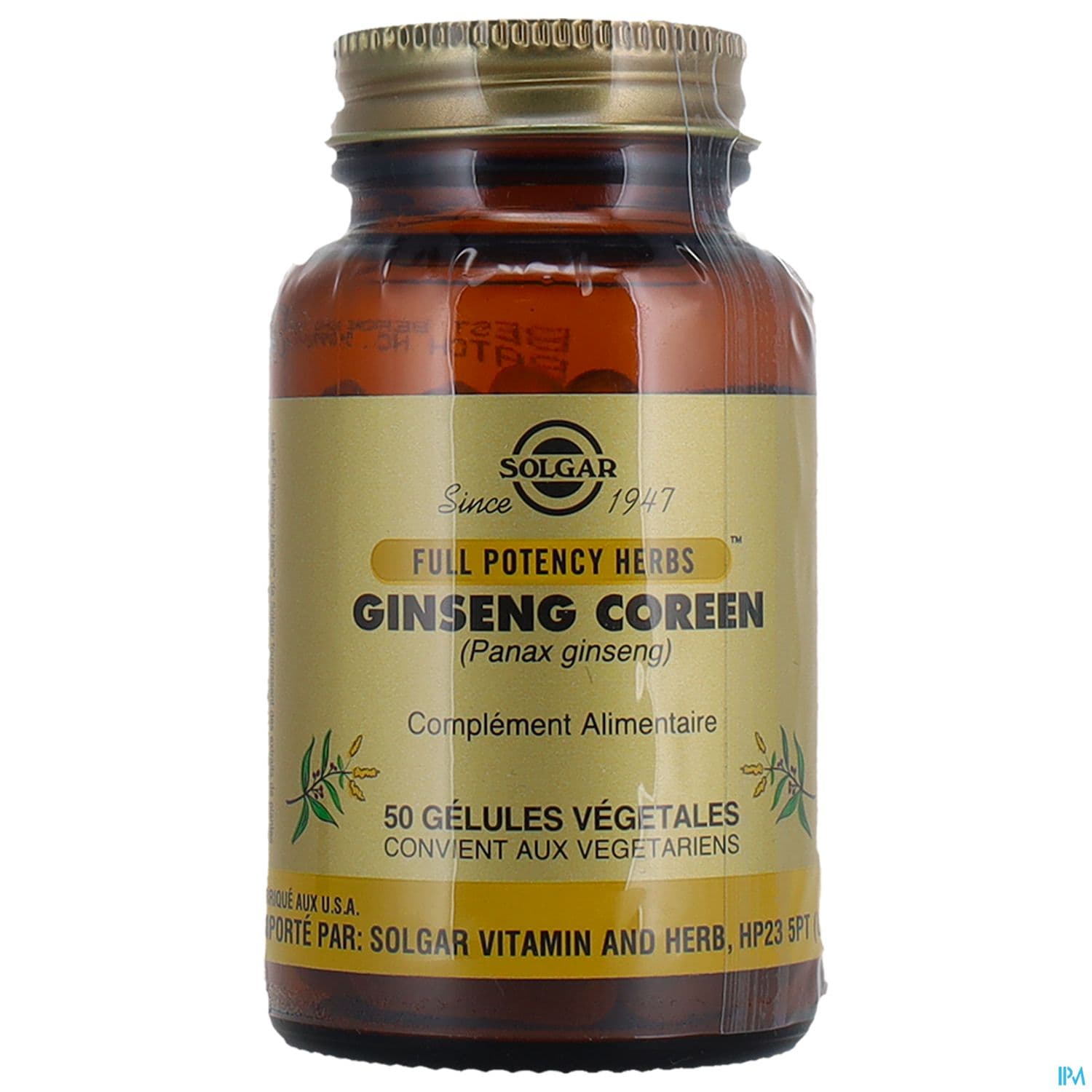 Solgar Full Potency Ginseng Coreen Gelule Vegetale 50