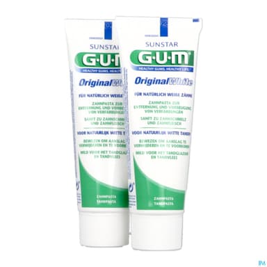 Gum Original White Dentifrice 75ml X2
