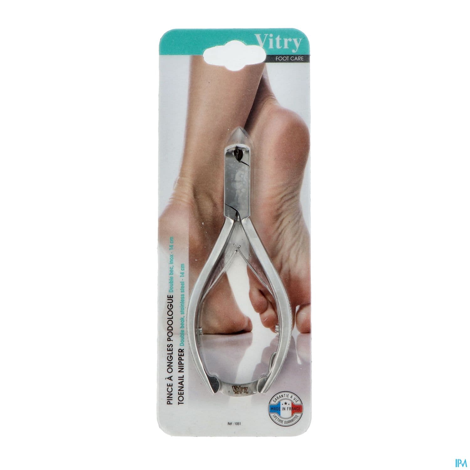 PINC/ONG VITRY DBLE BEC ACIER INOX