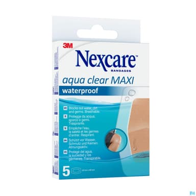 3m Nexcare Aqua 360 Pansement Maxi Sans Latex Coudes Et Genoux 5