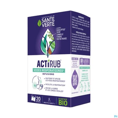 ACTIRUB SANTE VERTE RESPI INFUS 20