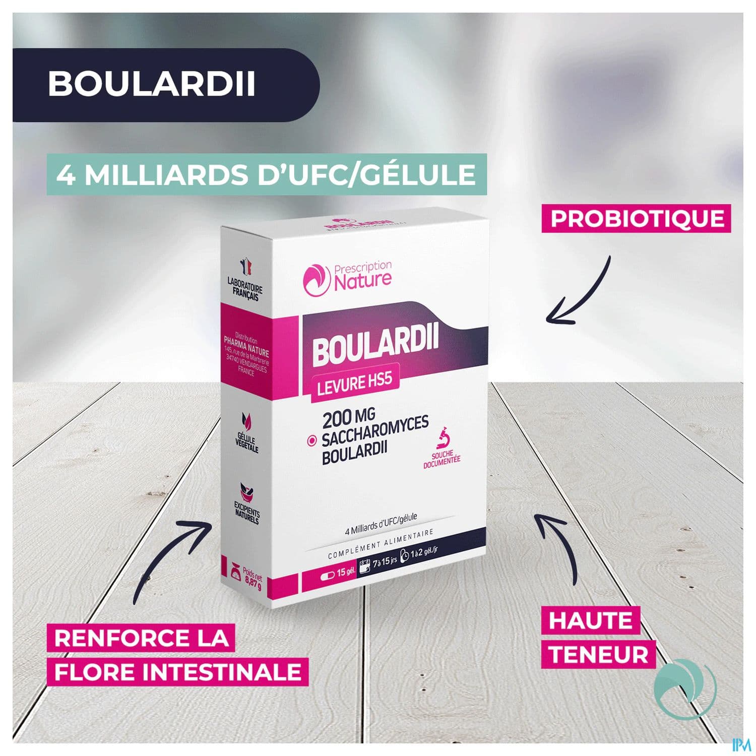 Prescription Nature Boulardii Gelule 15