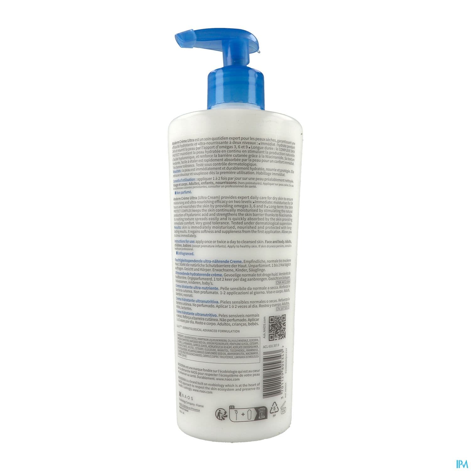 ATODERM CR ULTRA-NOURR 500ML