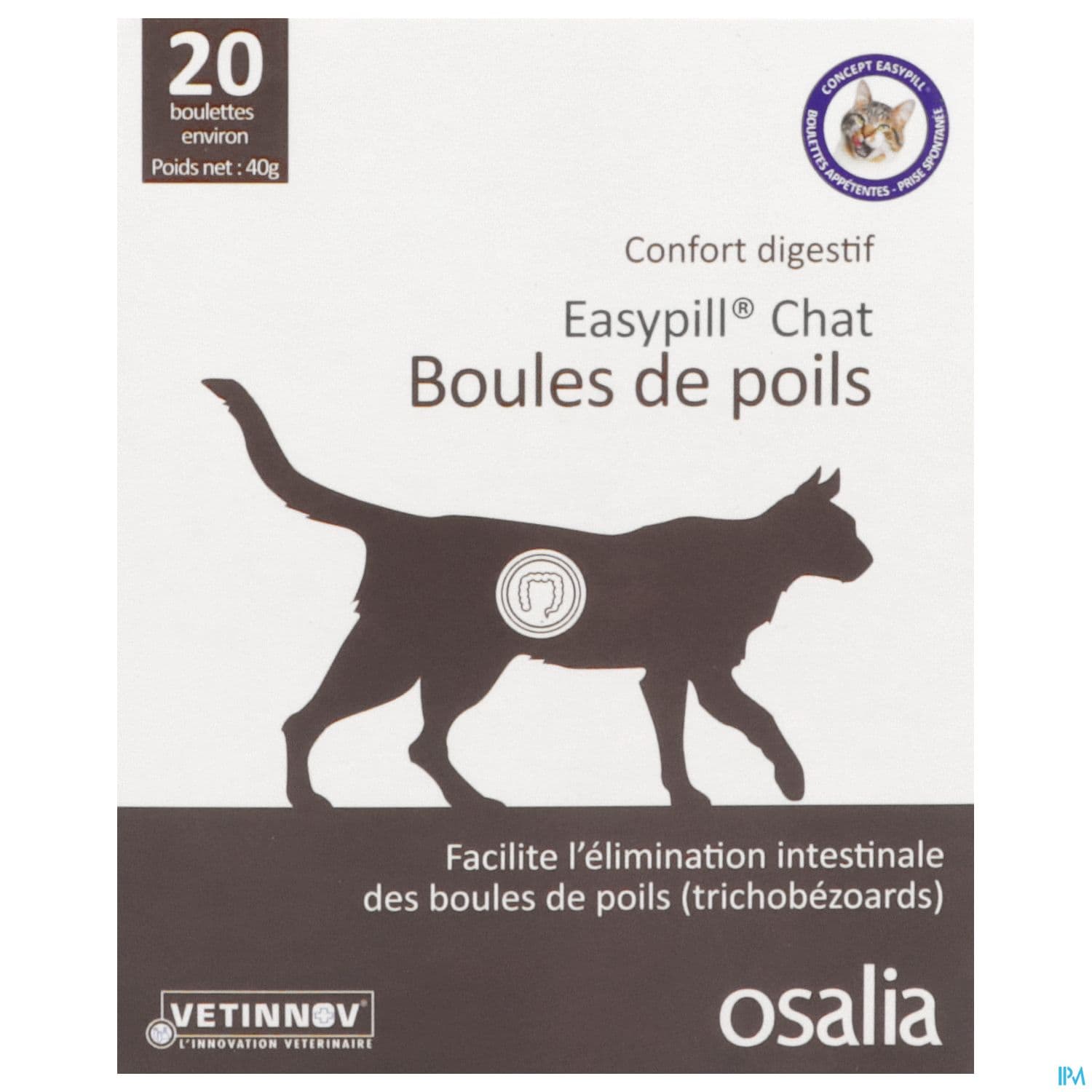 Easypill Boulette Chat Poils 20