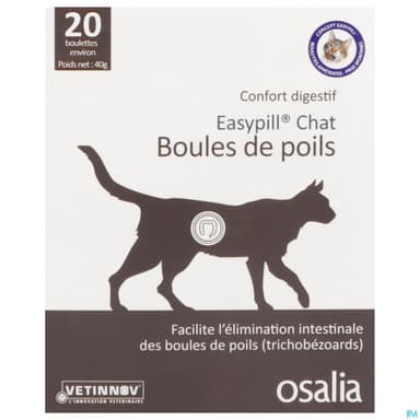 Easypill Boulette Chat Poils 20
