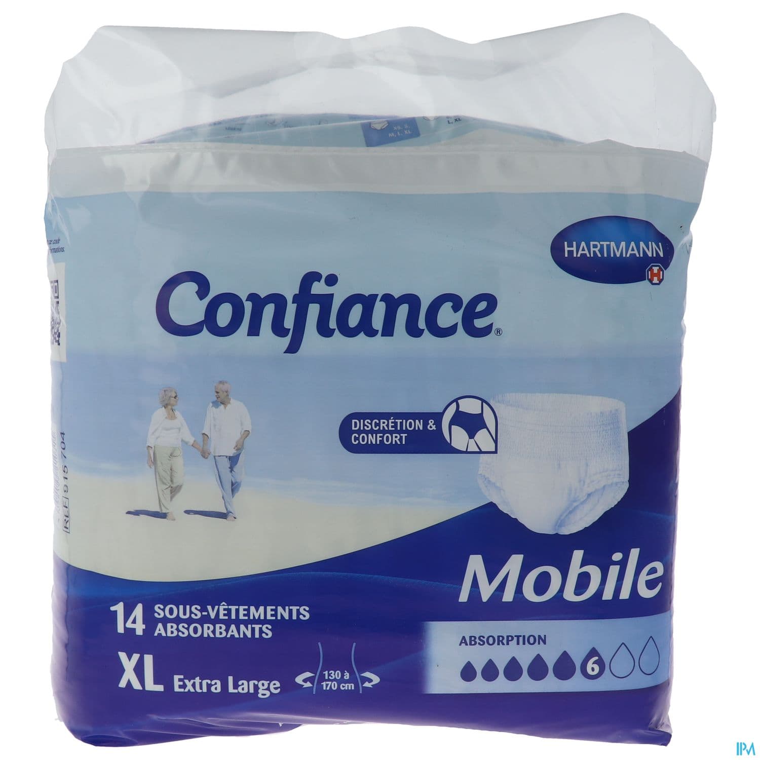 CONFIANCE MOBIL SLIP ABSOR 6G XL14
