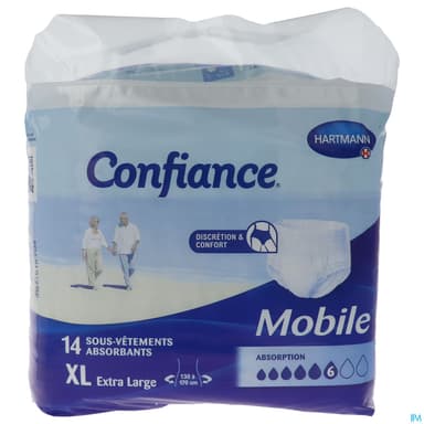 CONFIANCE MOBIL SLIP ABSOR 6G XL14