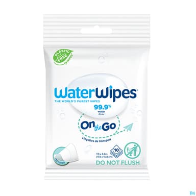 WATER WIPES LINGET BB ON THE GO 10
