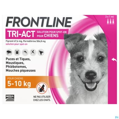 FRONTLINE TRI ACT CHIEN S PIPET 3