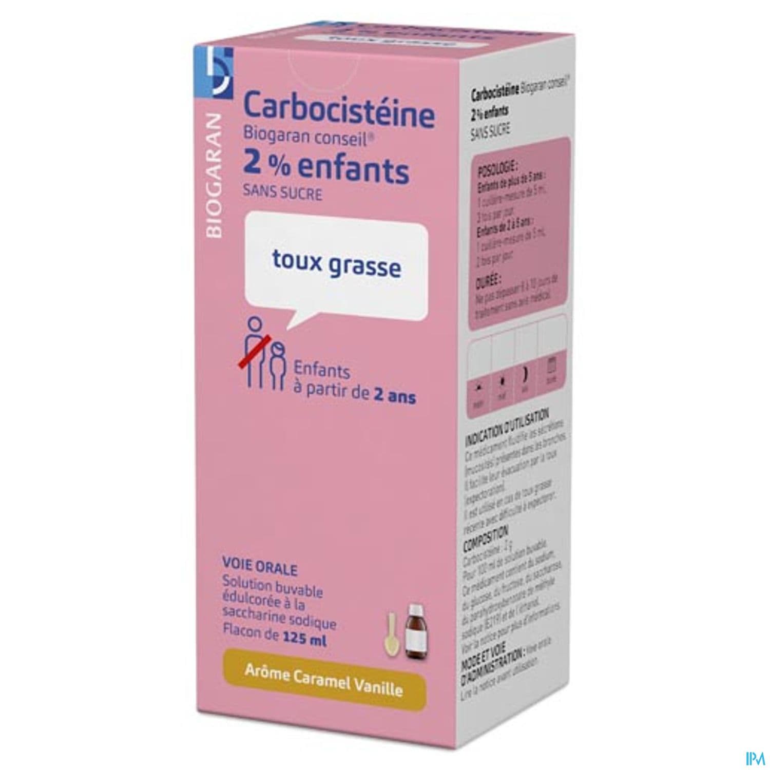 CARBOCISTEINE 2% BIOG SOL S/S125ML