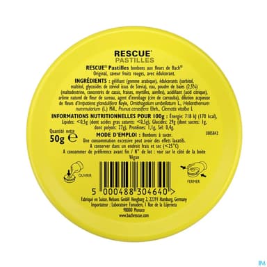 RESCUE PASTILLE FRUIT DES BOIS 50G