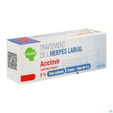 Aciclovir Cristers 5% Creme 2g